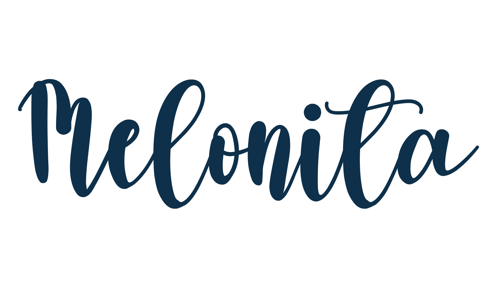 Melonita, fancy decorative font preview