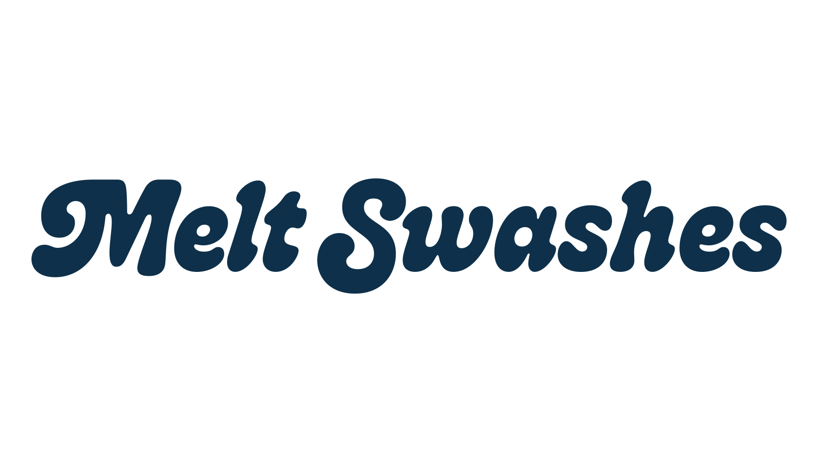 Melt Swashes, groovy font preview