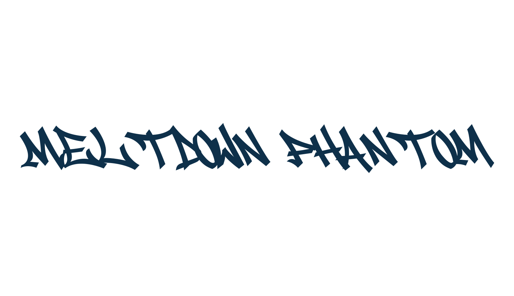 Meltdown Phantom, script graffiti fancy decorative calligraphy font preview