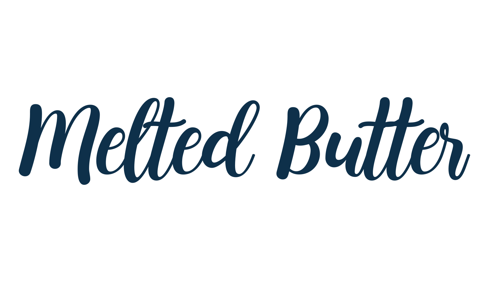 Melted Butter, fancy decorative font preview
