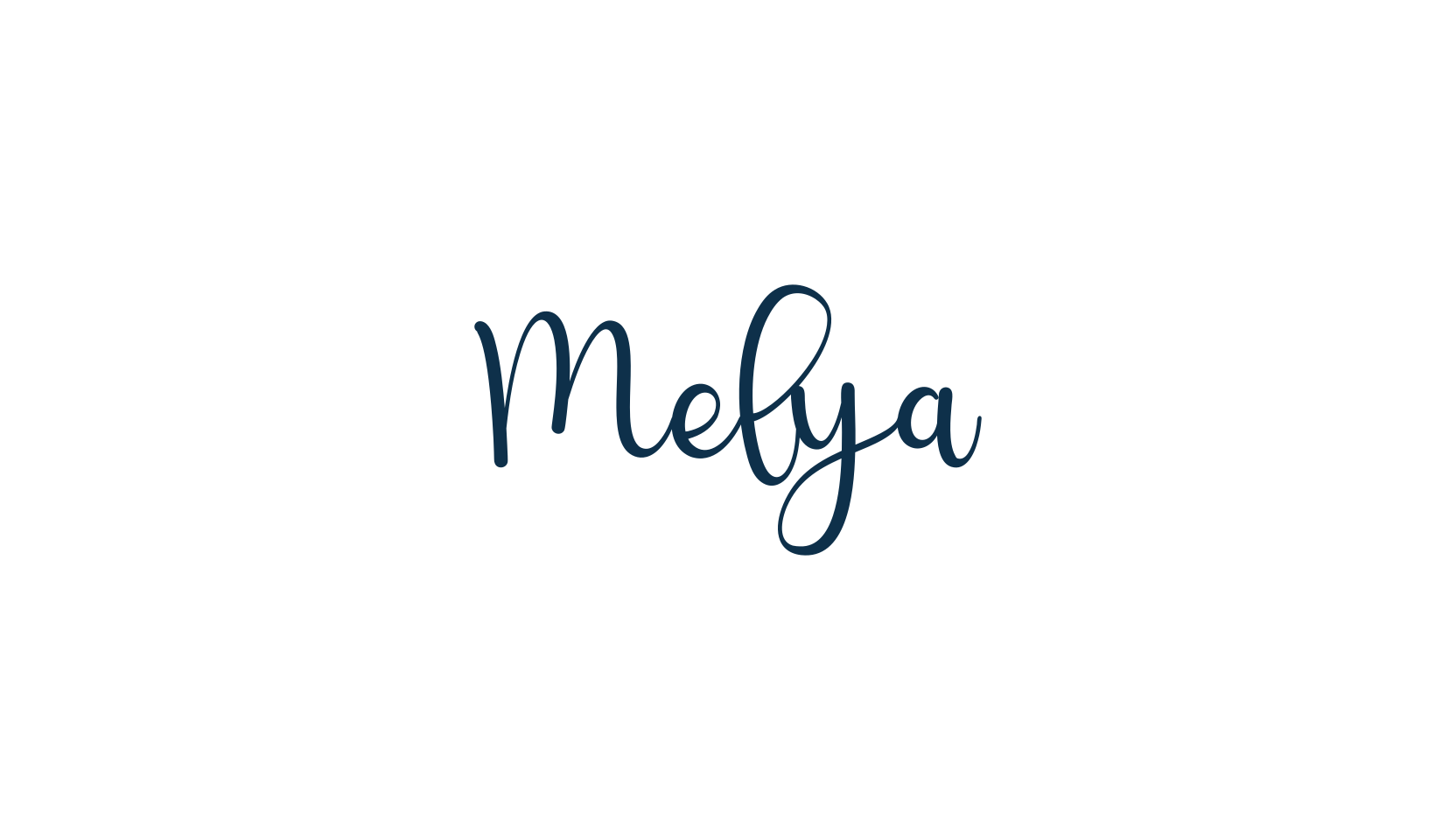 Melya, script handwritten fancy decorative calligraphy font preview