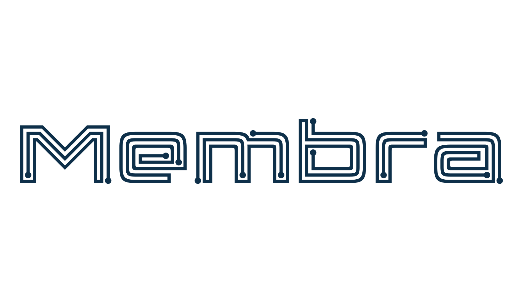 Membra, fancy various techno sci-fi font preview