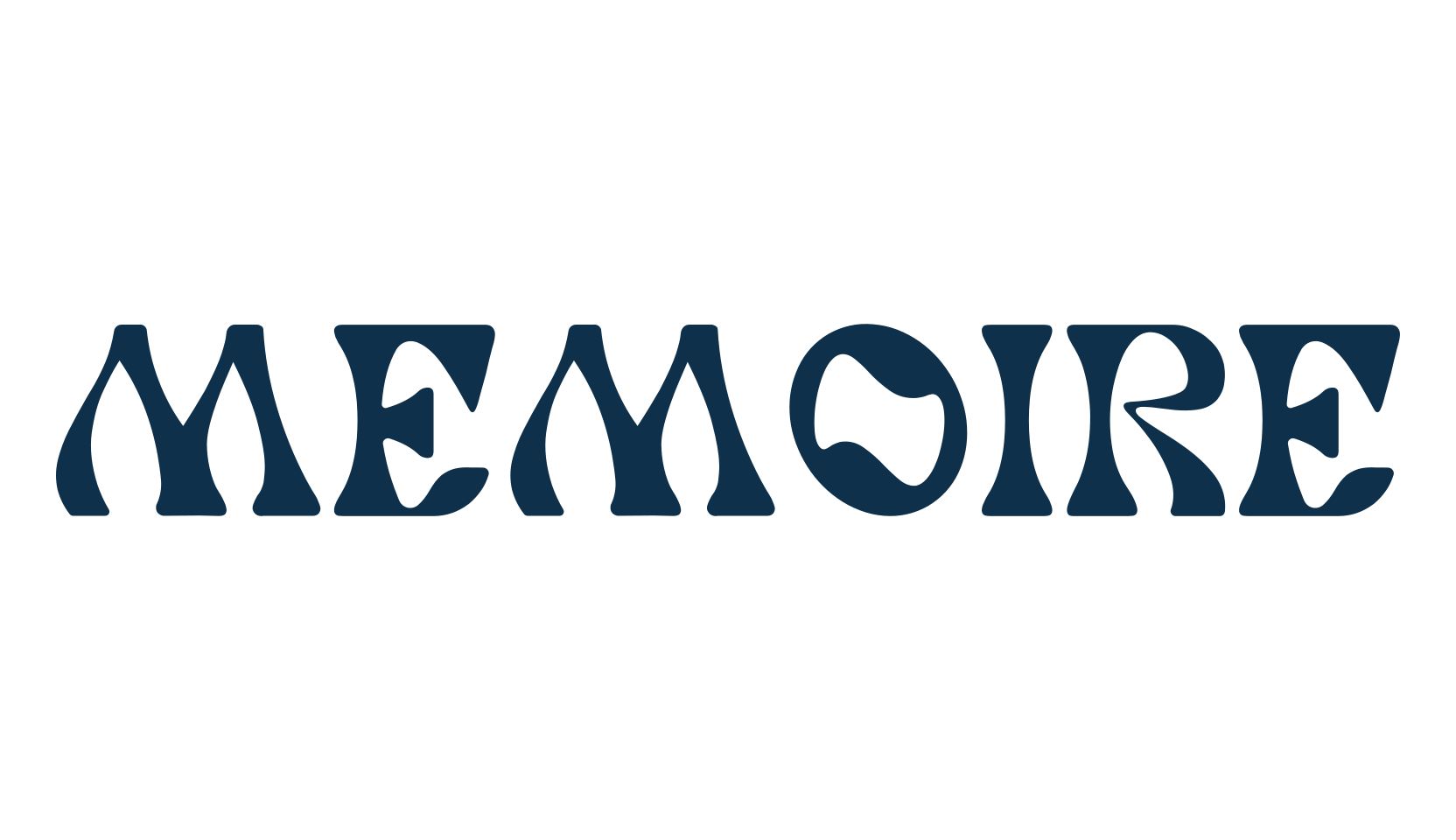 Memoire, fancy groovy decorative font preview