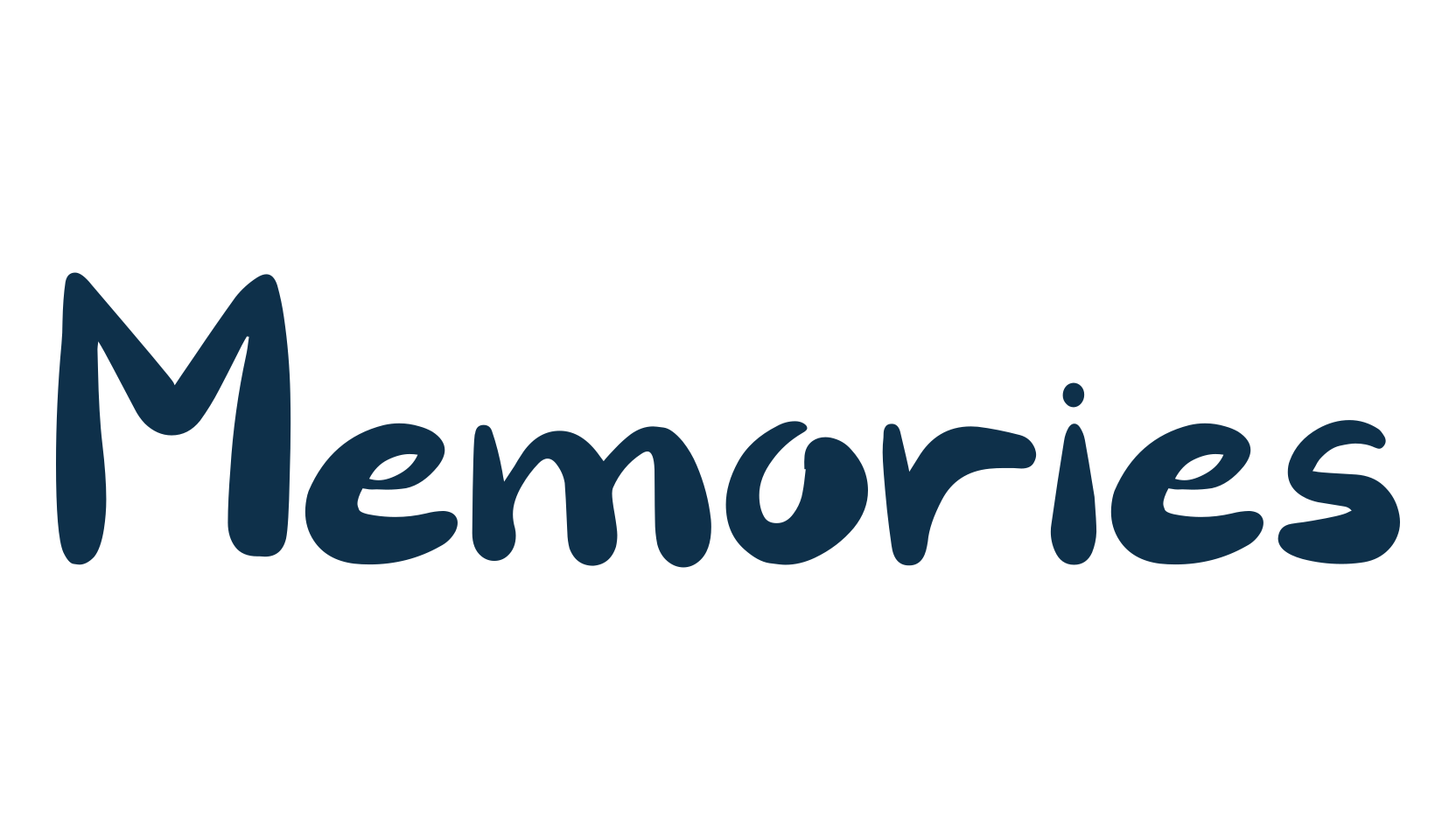 Memories (memories-3), display market font preview