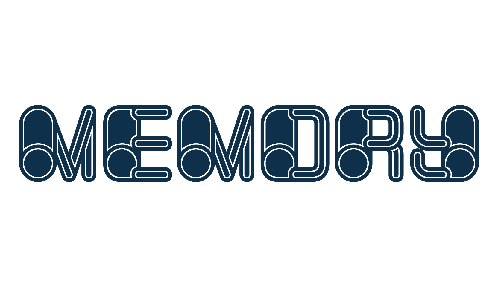 Memory (memory), decorative font preview