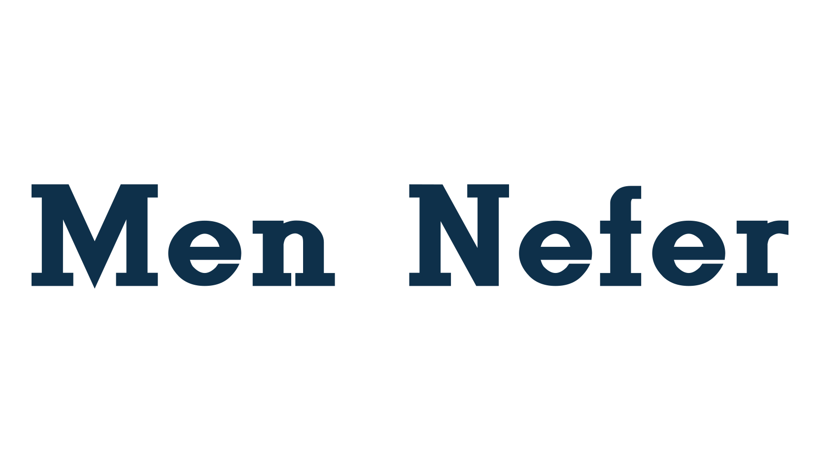 Men Nefer, basic serif font preview