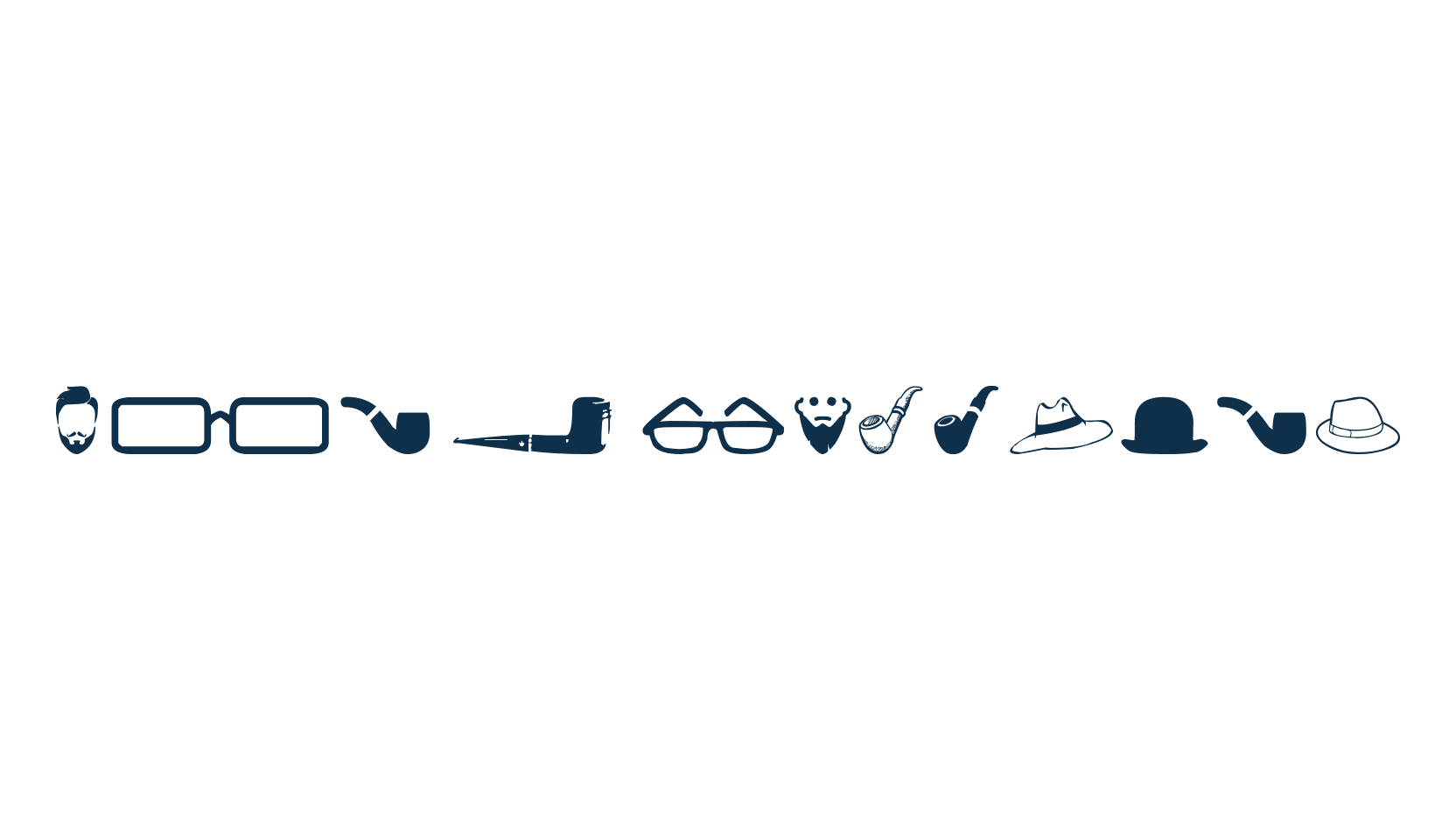 Men's Clothing, display market font preview