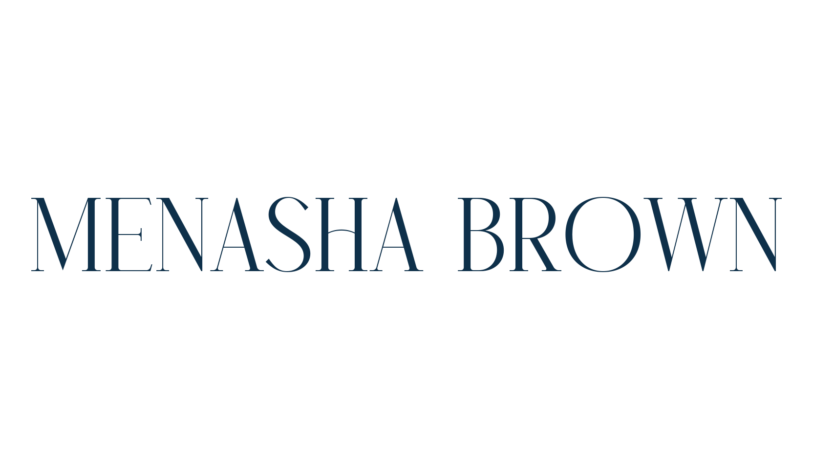 Menasha Brown, basic serif font preview