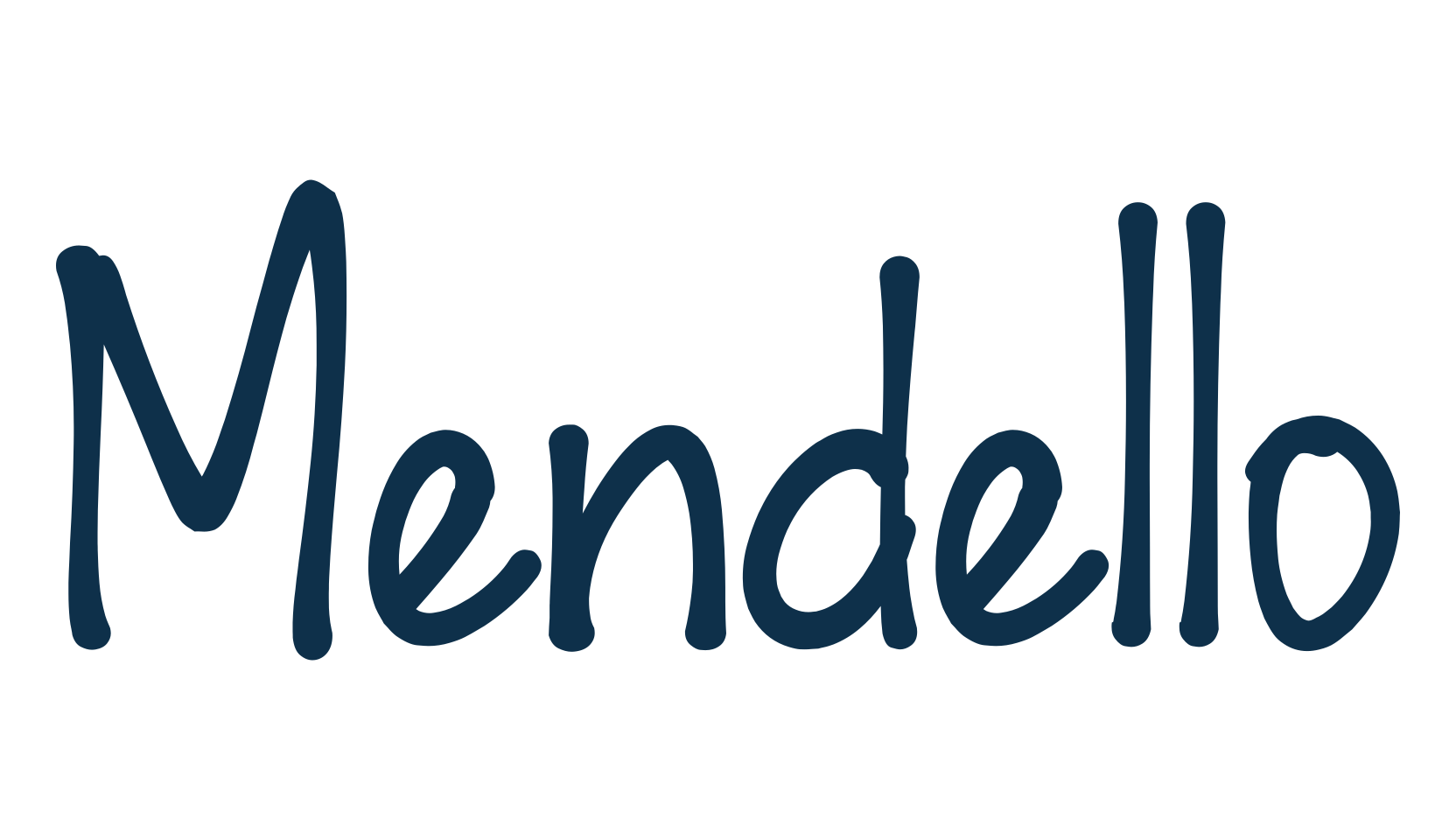 Mendello, script handwritten fancy decorative calligraphy font preview