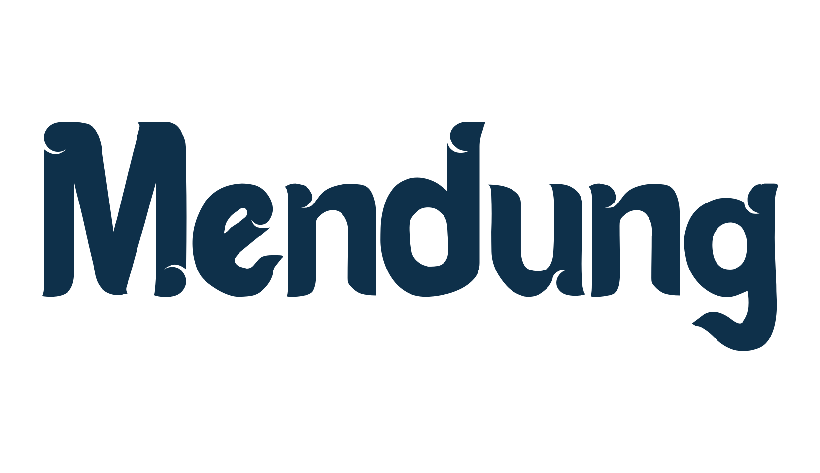 Mendung, fancy various decorative font preview