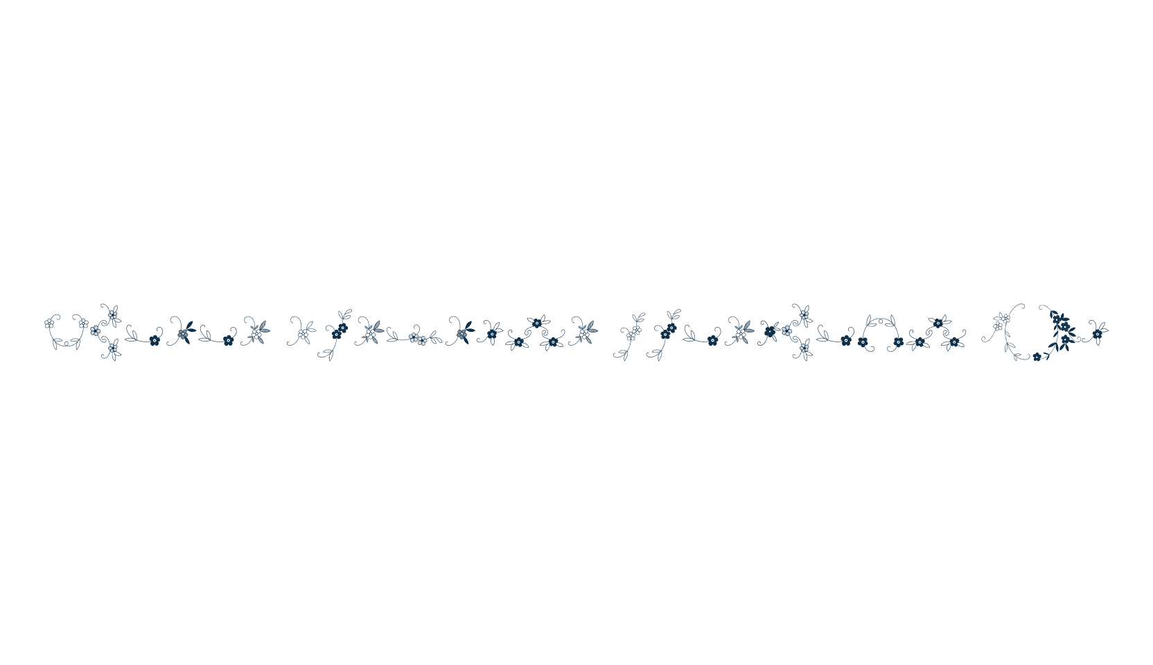 Menina Graciosa Ornaments Two, fancy decorative font preview