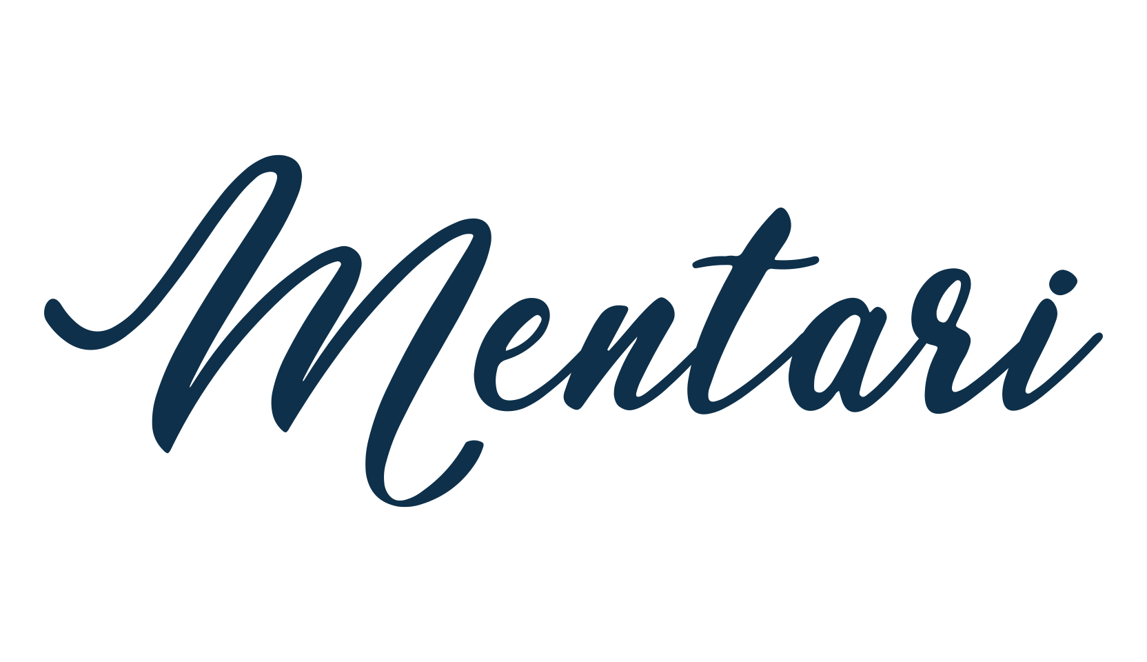 Mentari, script calligraphy fancy decorative font preview