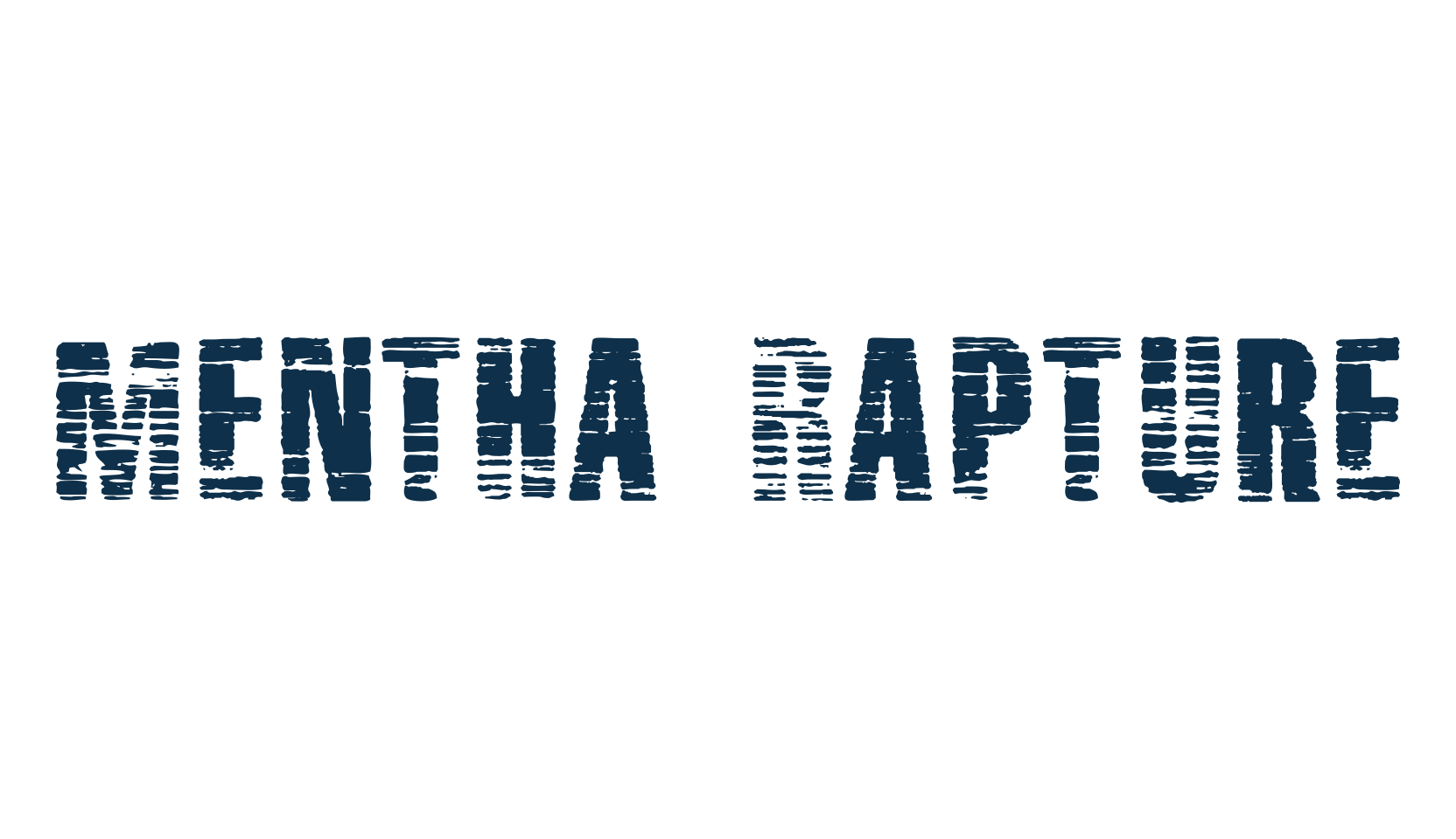 Mentha Rapture, fancy distorted decorative font preview