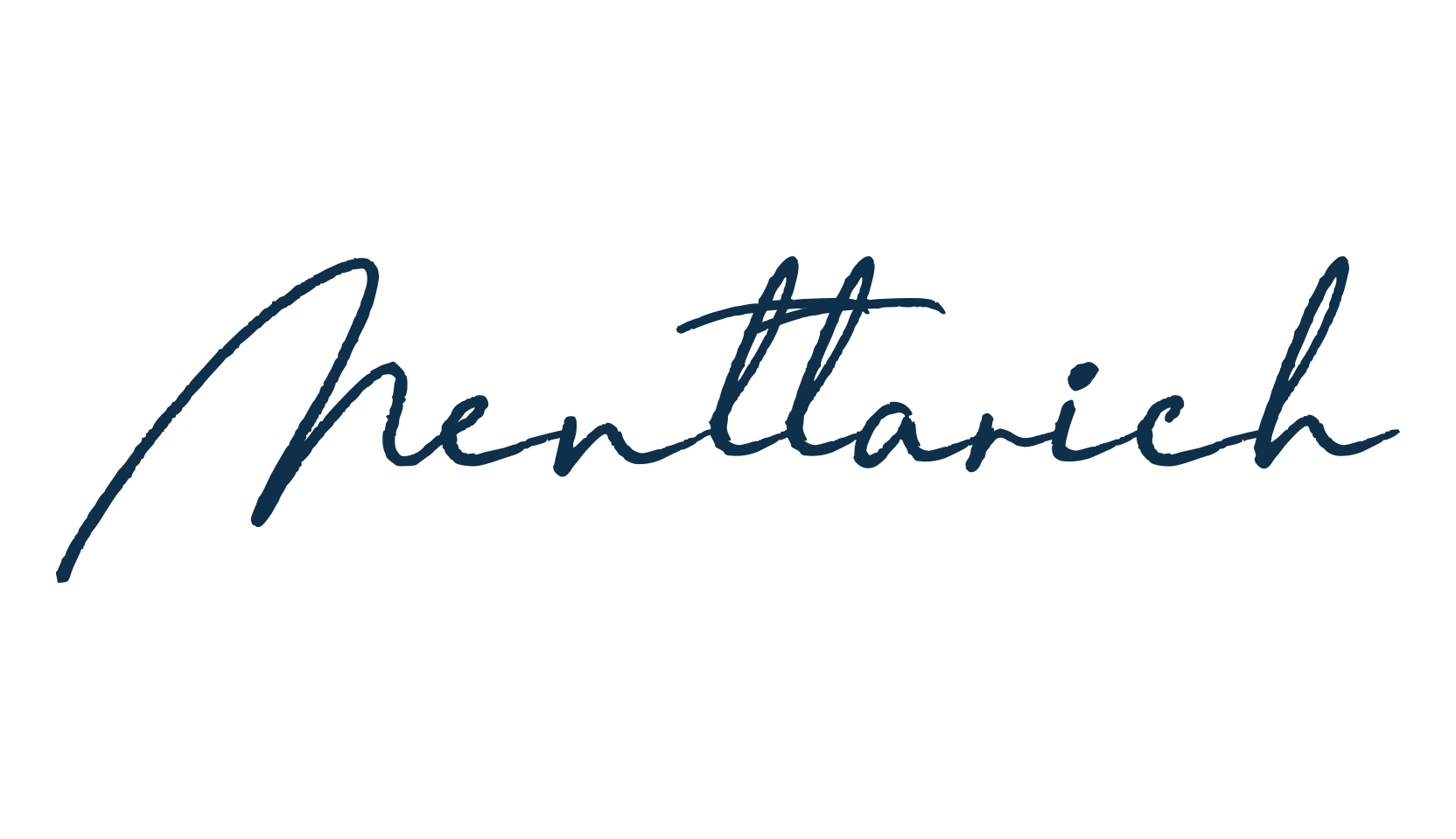 Menttarich, script handwritten fancy decorative calligraphy font preview