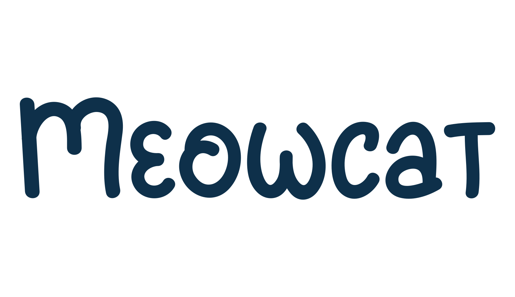 Meowcat, handwriting font preview