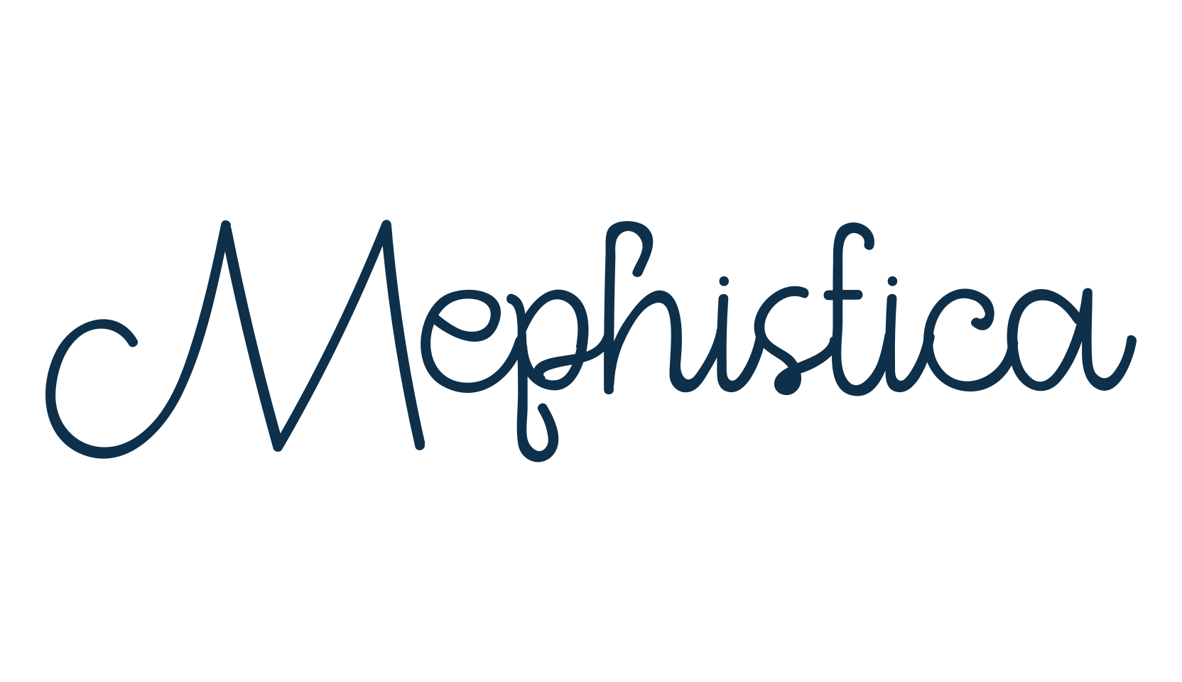 Mephistica, fancy decorative font preview