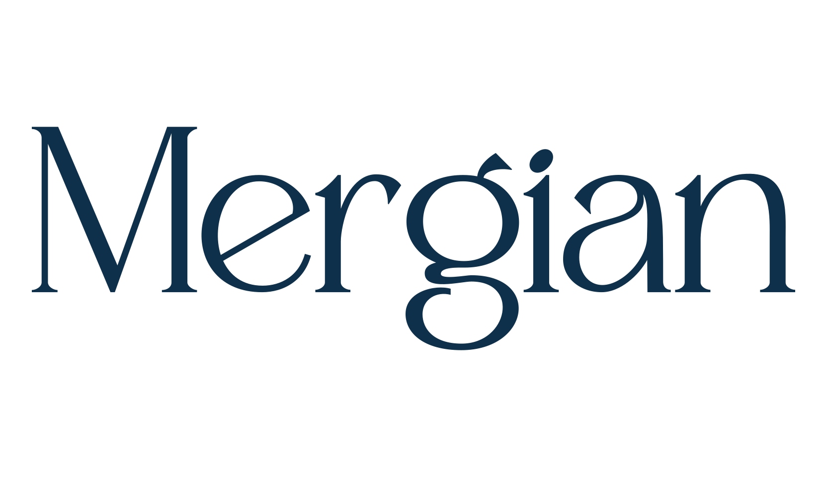 Mergian, basic serif font preview