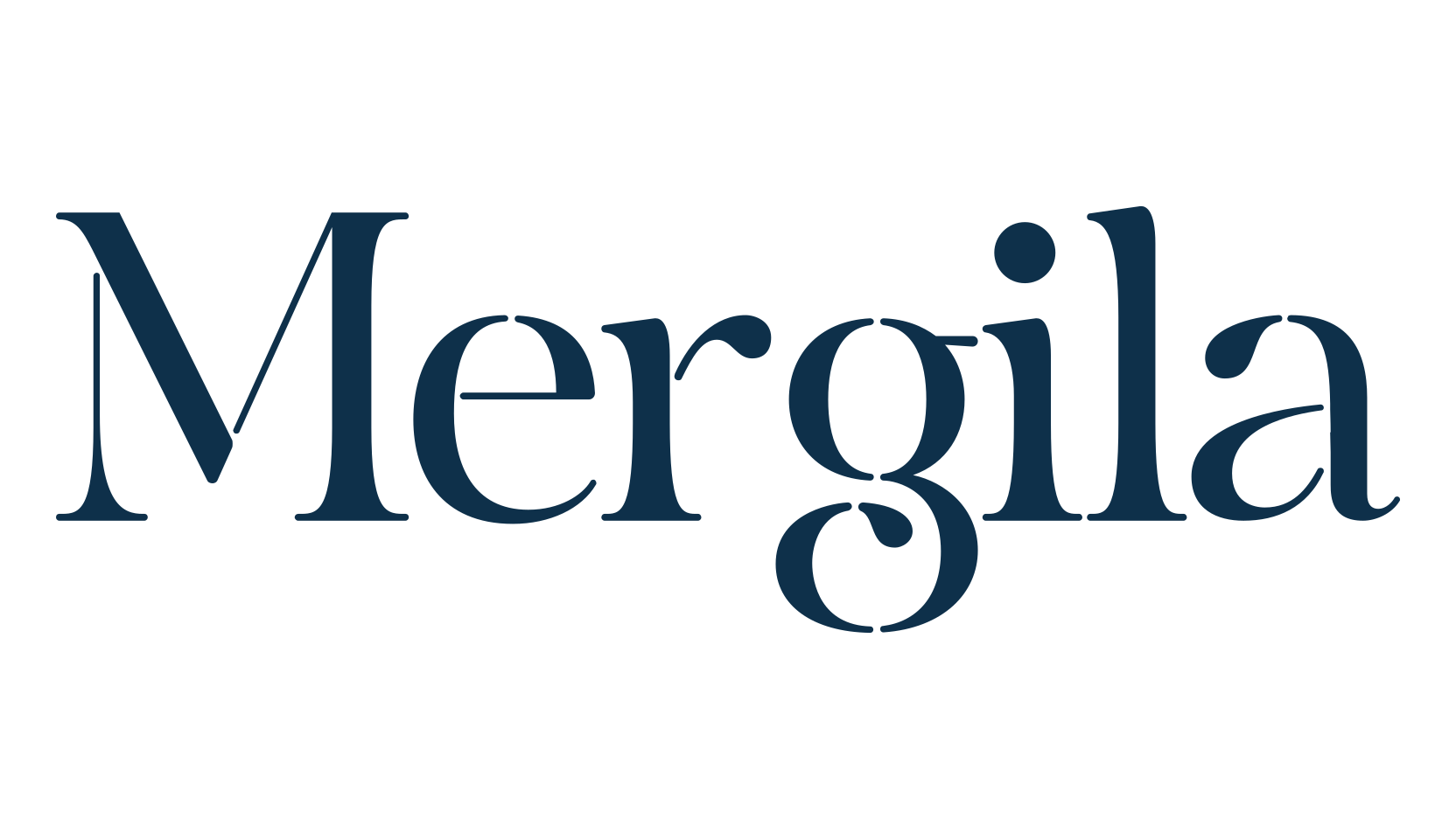 Mergila, basic serif font preview