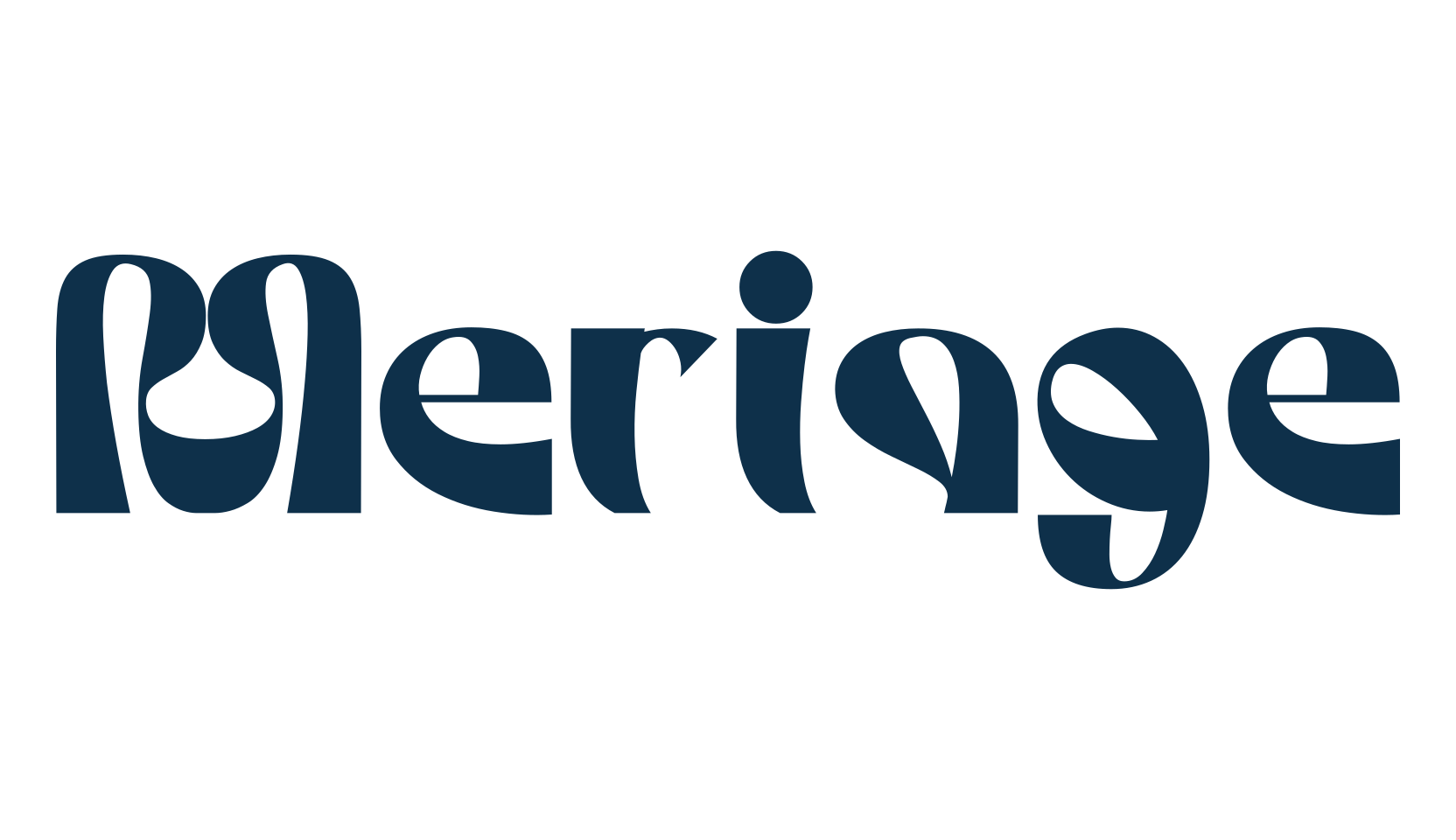 Meriage, fancy retro decorative font preview