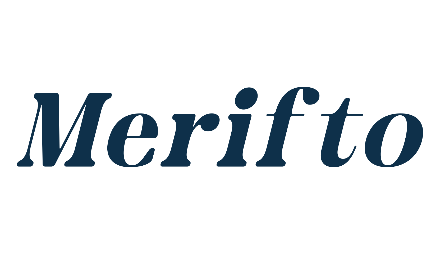 Merifto, basic serif font preview