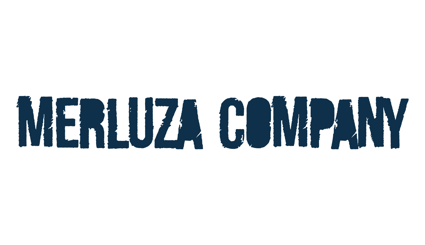 Merluza Company, fancy destroy decorative font preview