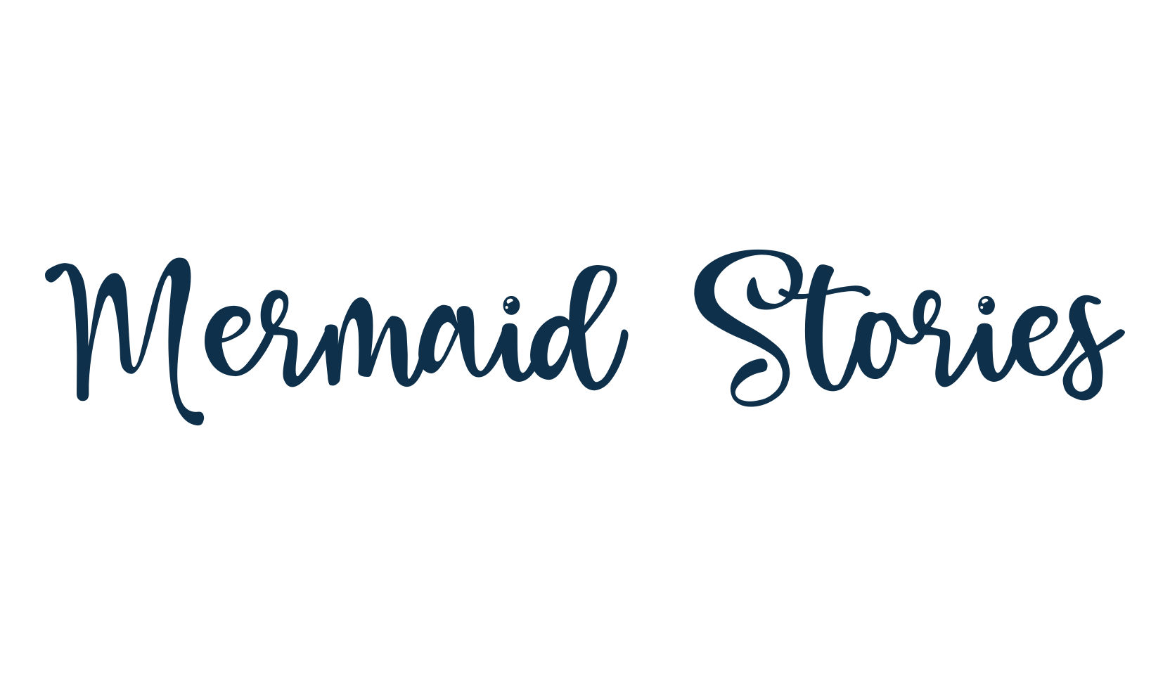 Mermaid Stories, fancy various decorative script calligraphy font preview