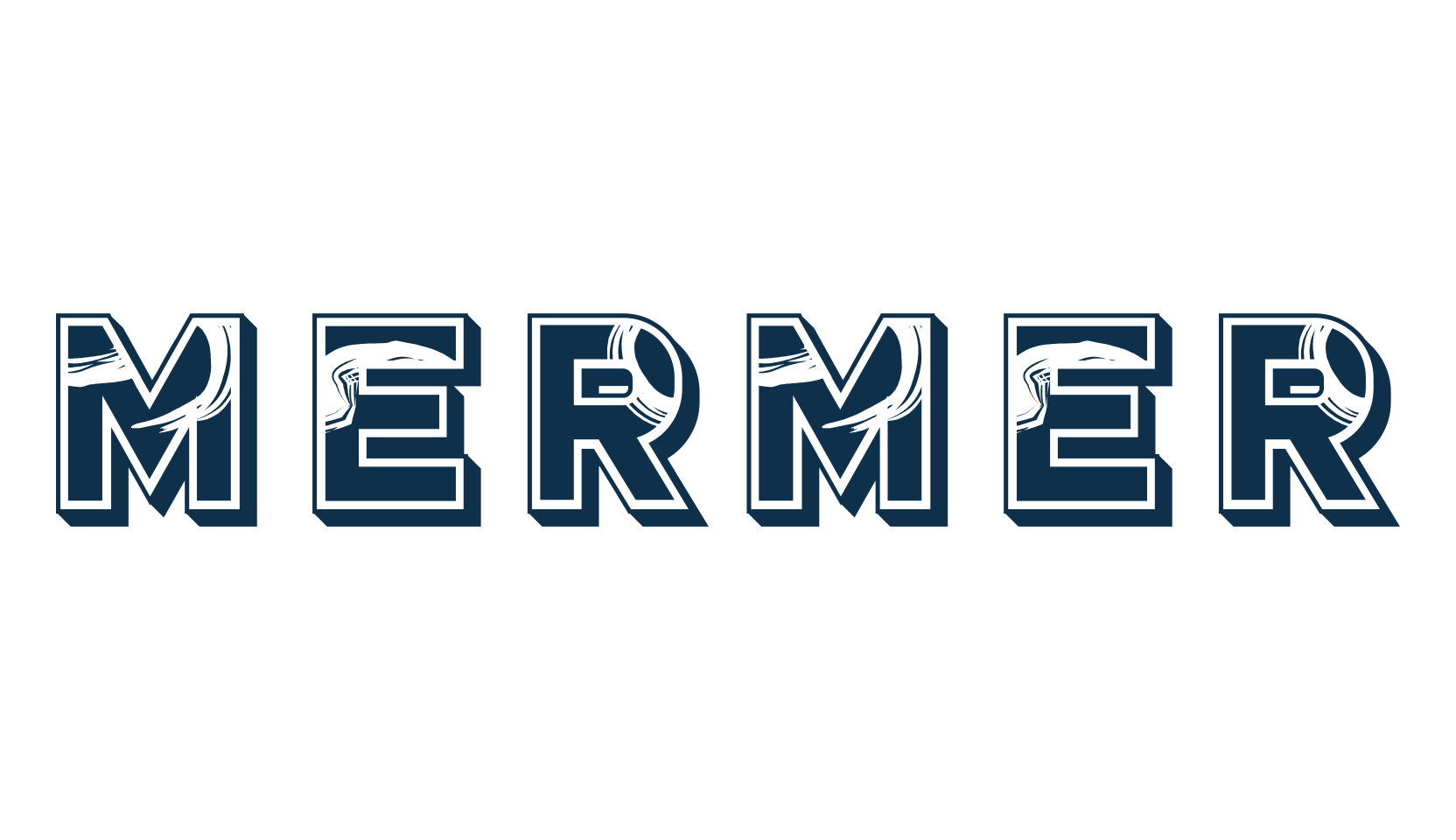 Mermer, fancy decorative font preview