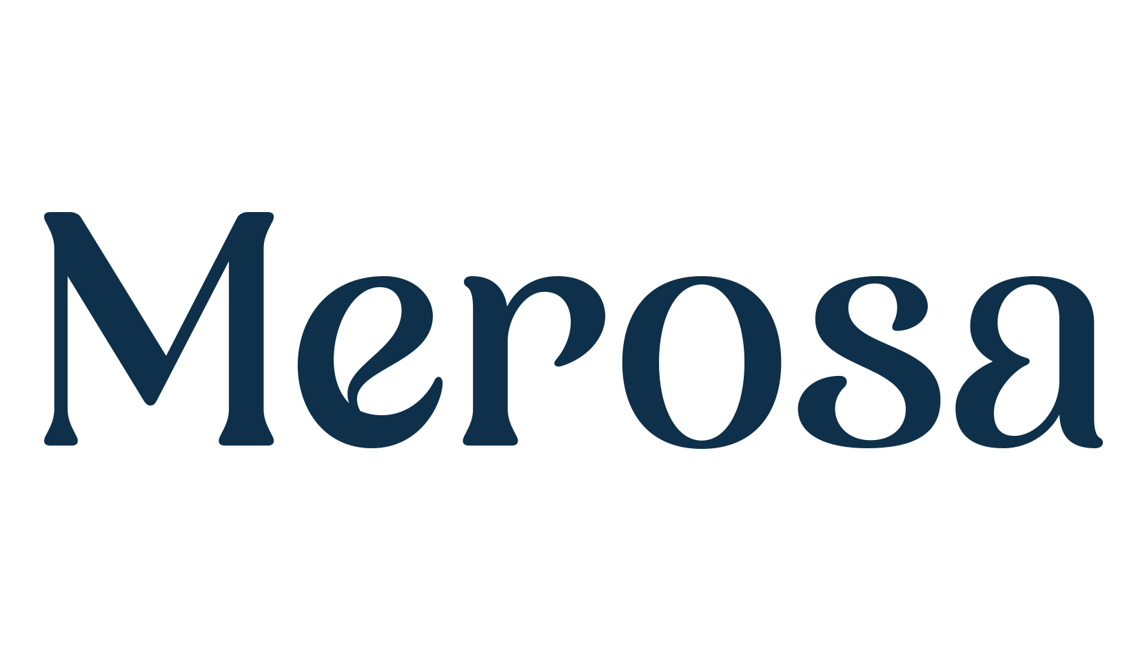 Merosa, retro font preview