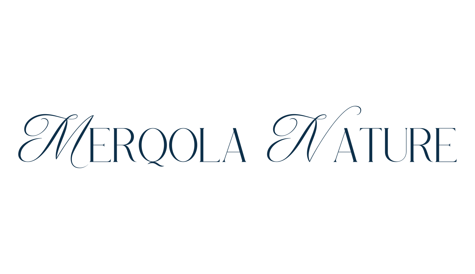 Merqola Nature, fancy various decorative font preview