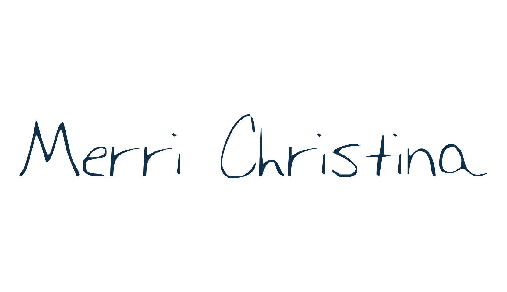 Merri Christina, script handwritten fancy decorative calligraphy font preview