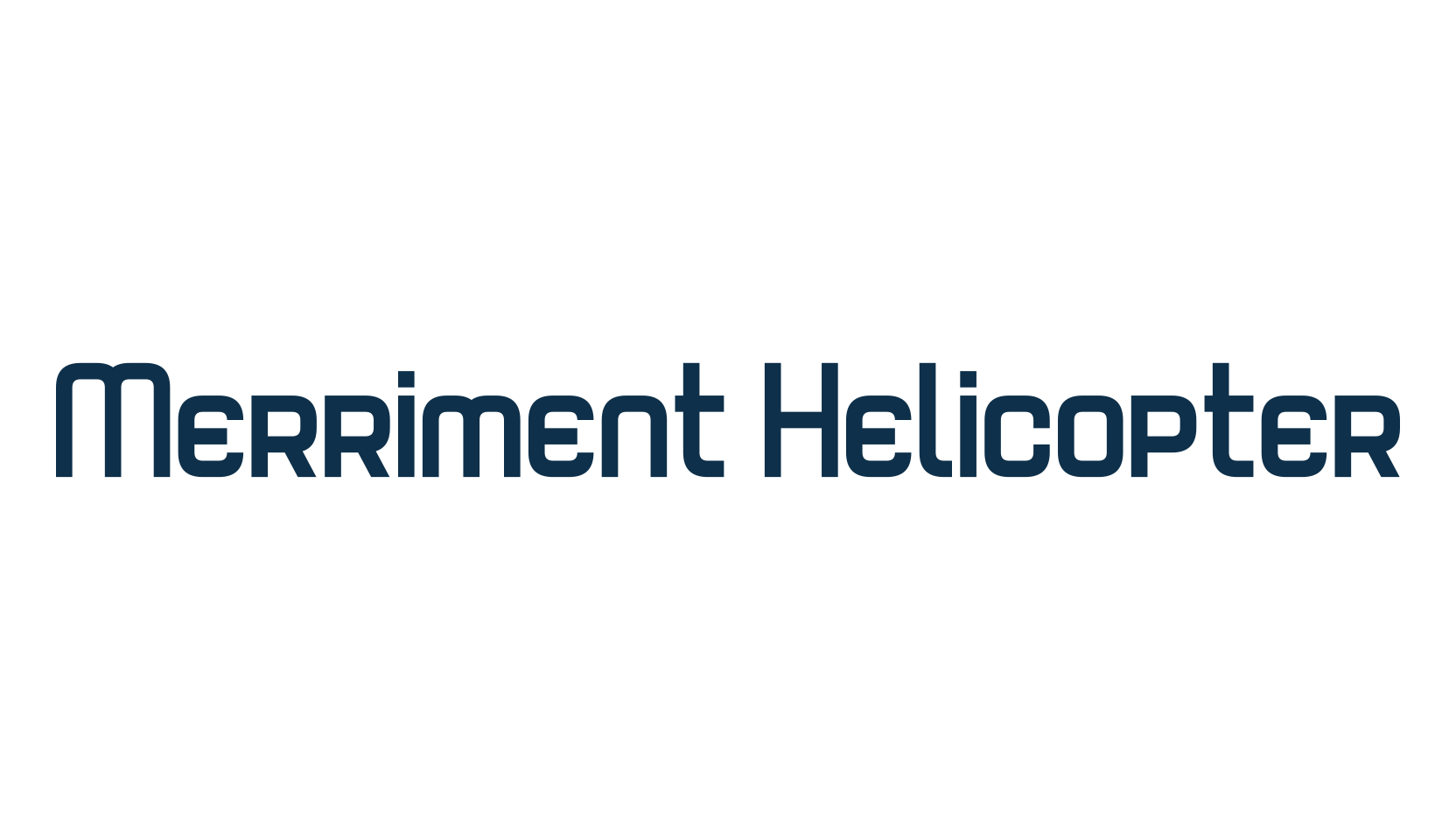 Merriment Helicopter, sci-fi font preview