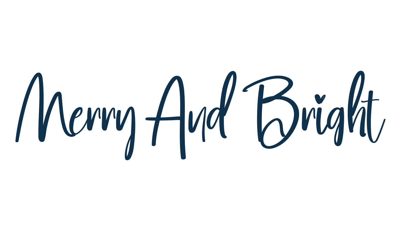 Merry And Bright, script handwritten fancy decorative calligraphy font preview