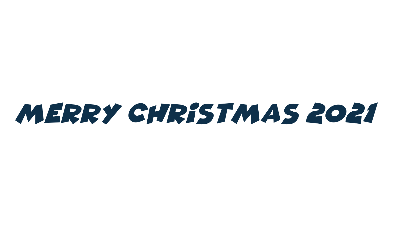 Merry Christmas 2021, fancy decorative font preview