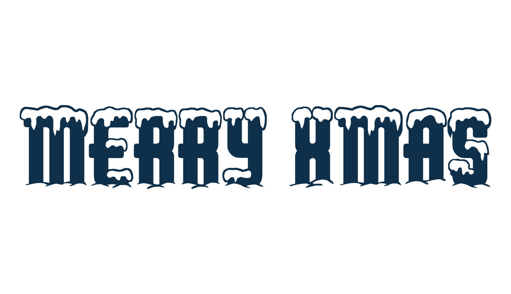 Merry Xmas, fancy decorative font preview