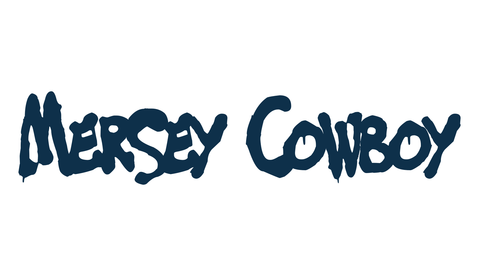 Mersey Cowboy, graffiti font preview