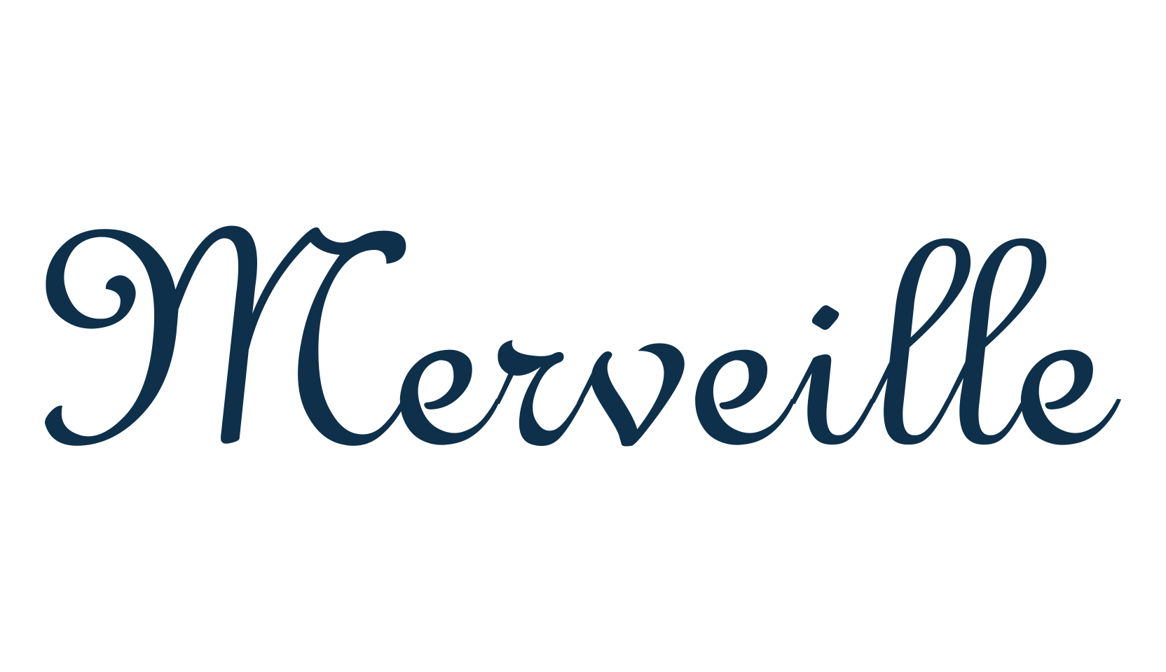 Merveille, calligraphy font preview