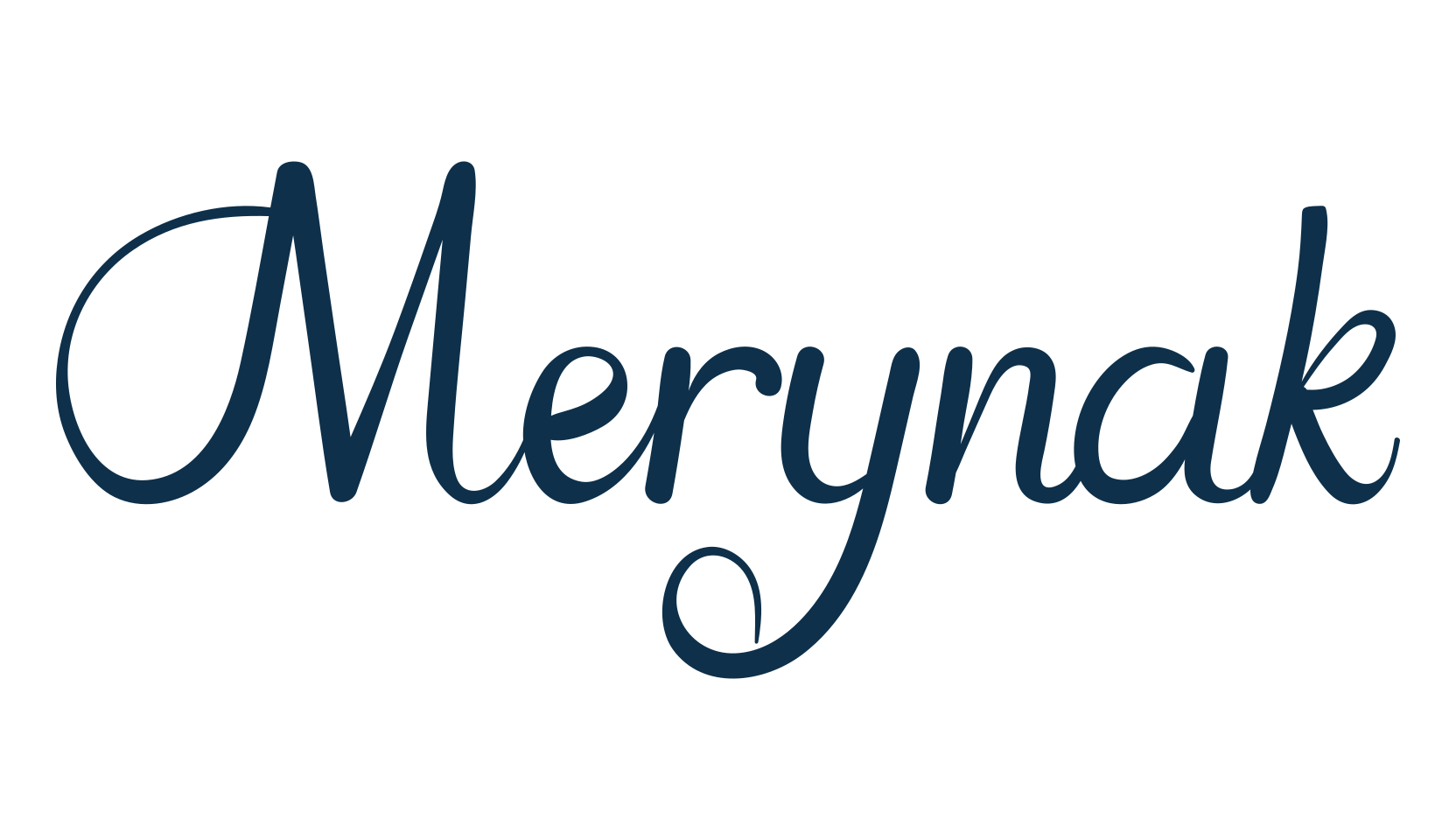 Merynak, fancy decorative font preview