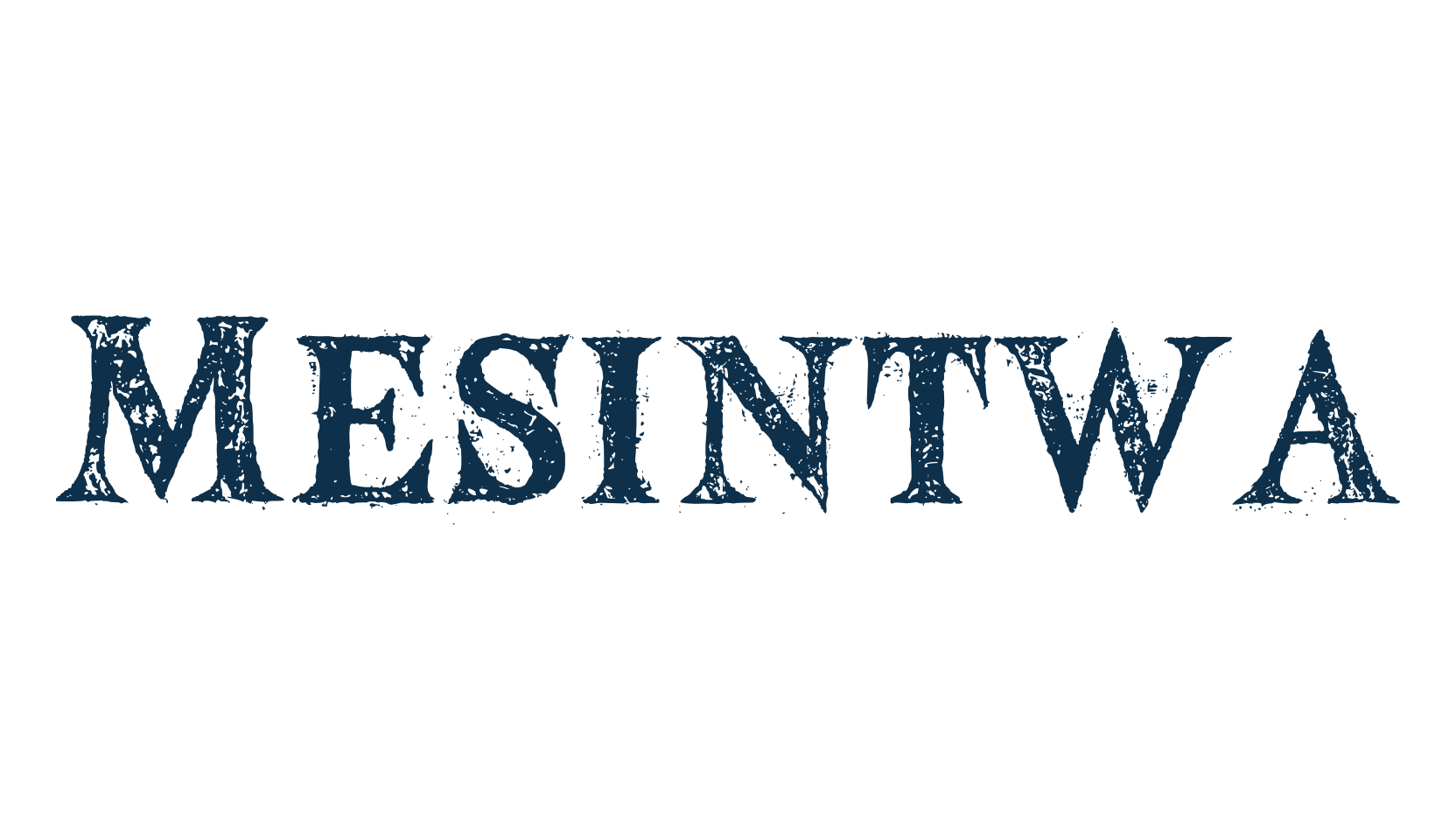 Mesintwa, fancy eroded decorative font preview