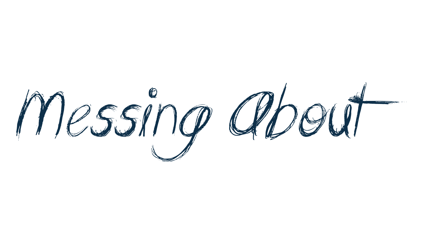 Messing About, trash font preview