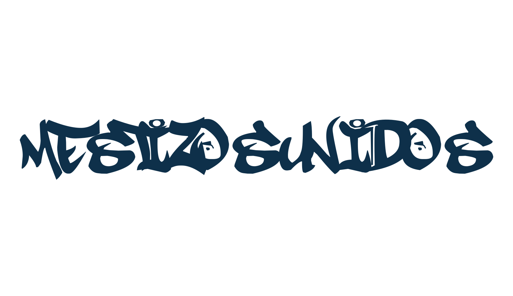 Mestizos Unidos, script graffiti fancy decorative calligraphy font preview