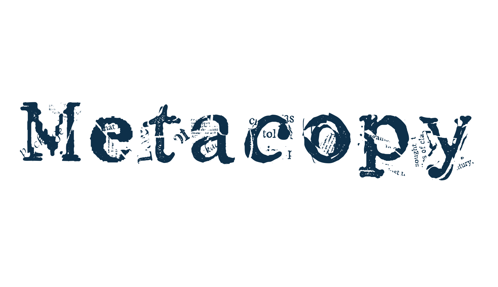 Metacopy, fancy decorative font preview