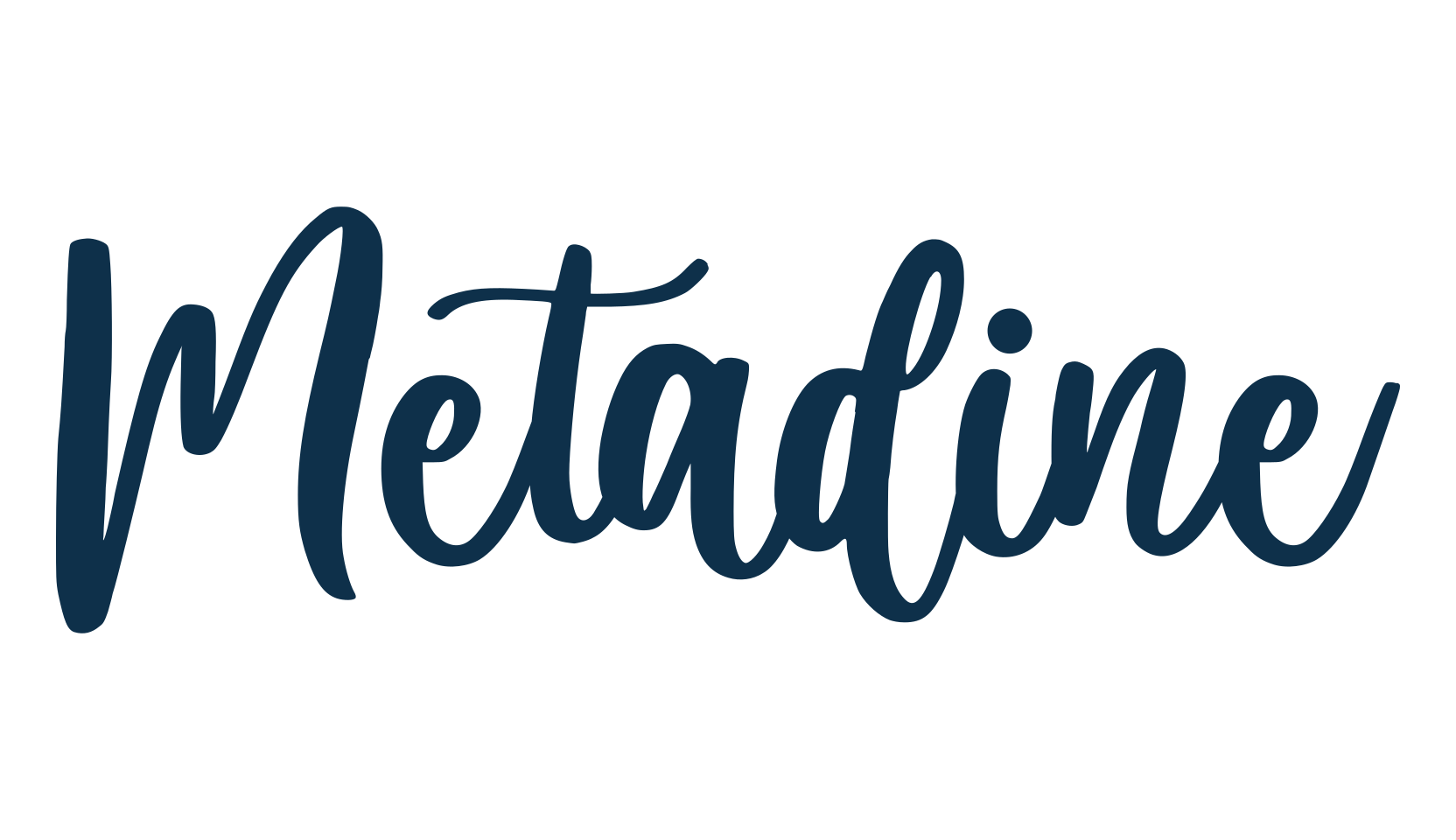 Metadine, fancy decorative font preview