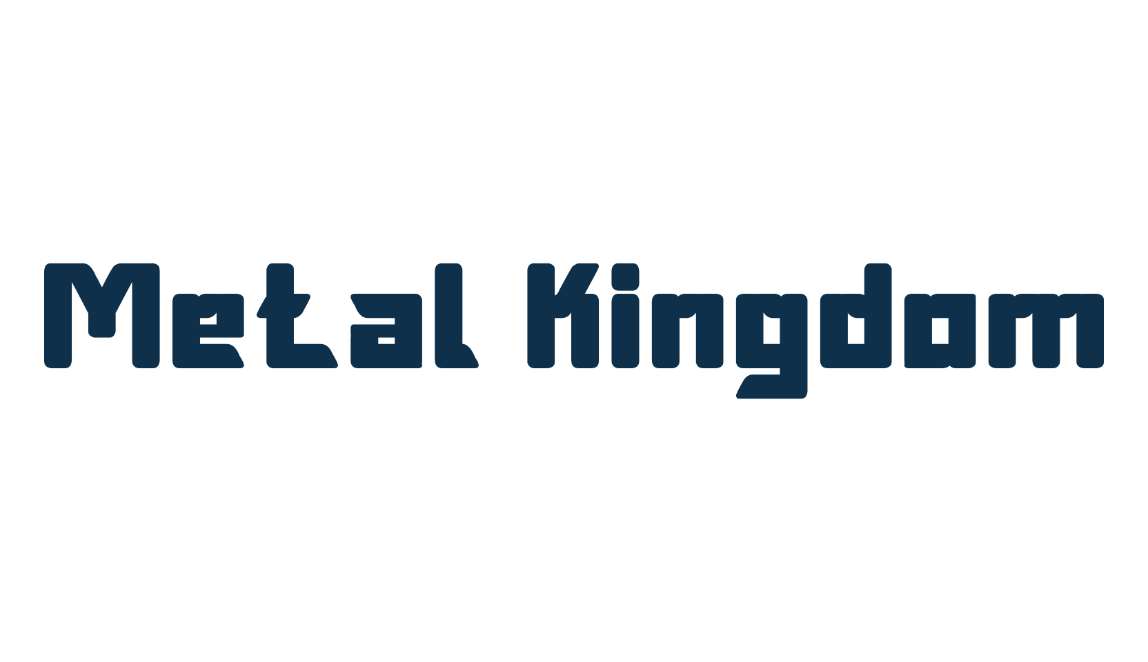 Metal Kingdom, modern font preview