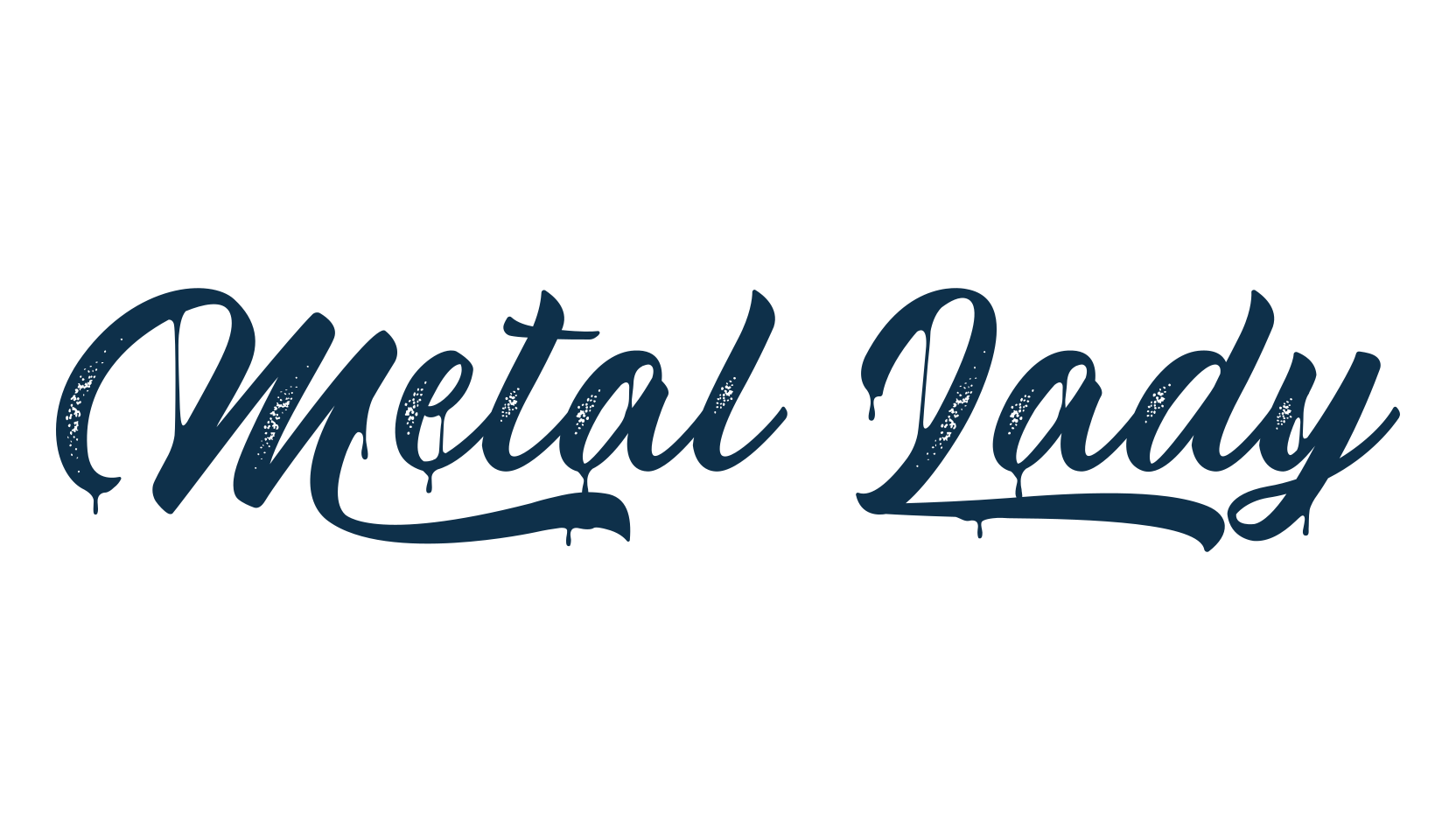 Metal Lady, fancy decorative font preview