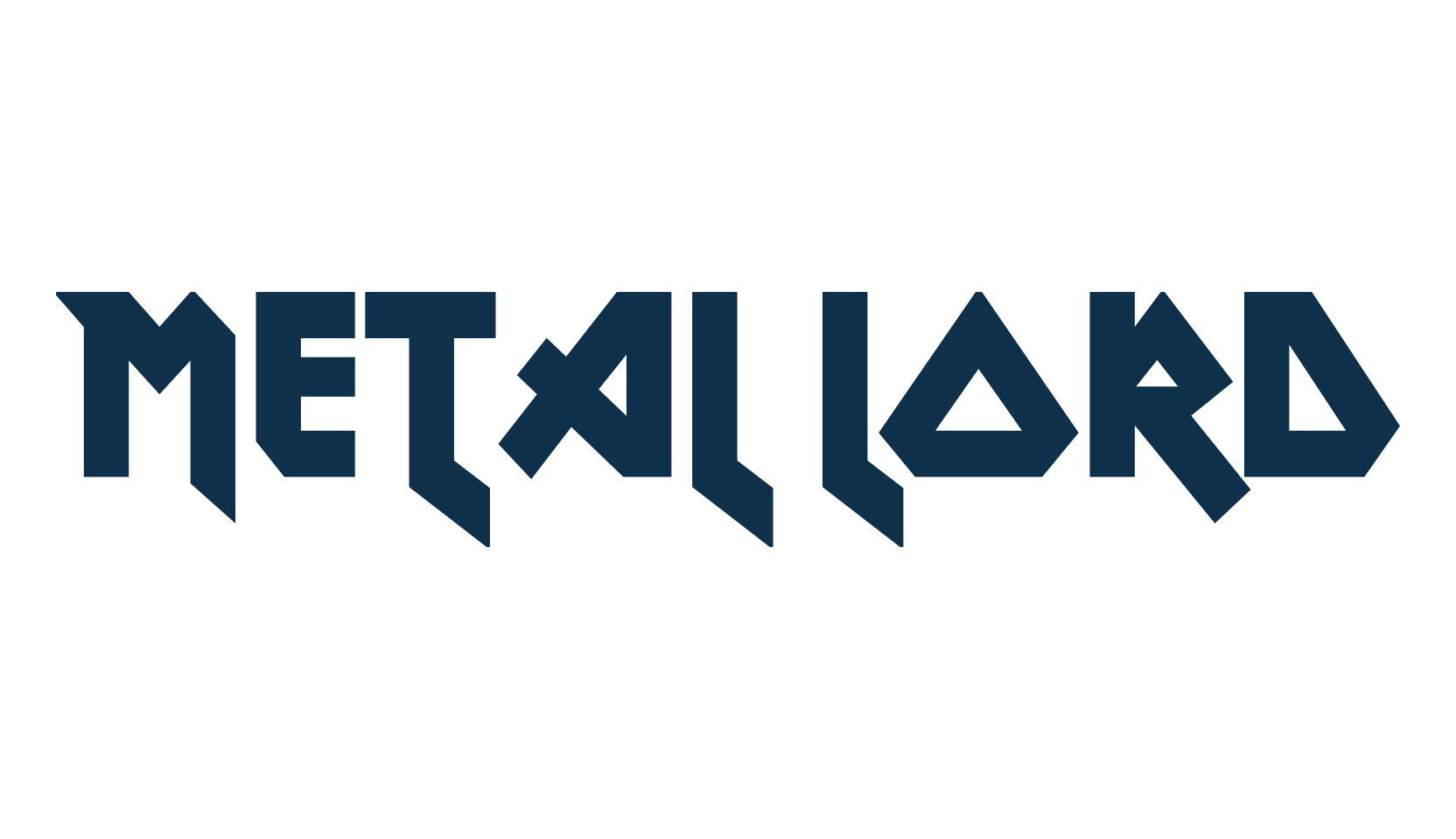 Metal Lord, modern font preview