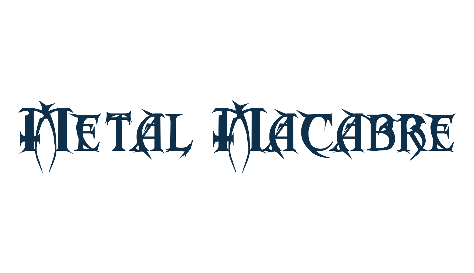Metal Macabre, modern font preview
