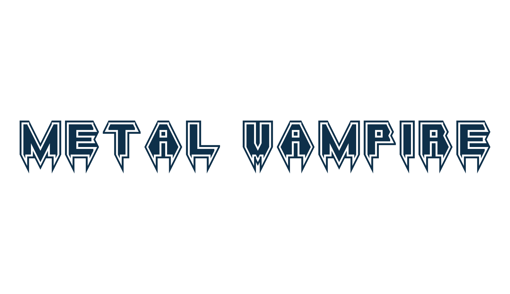 Metal Vampire, gothic modern font preview