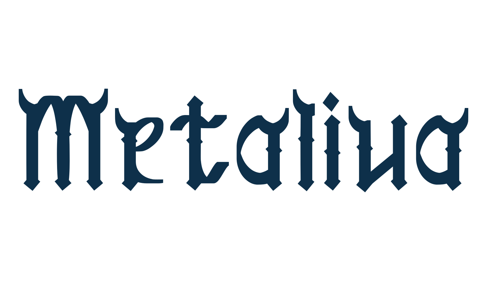 Metaliva, gothic modern font preview