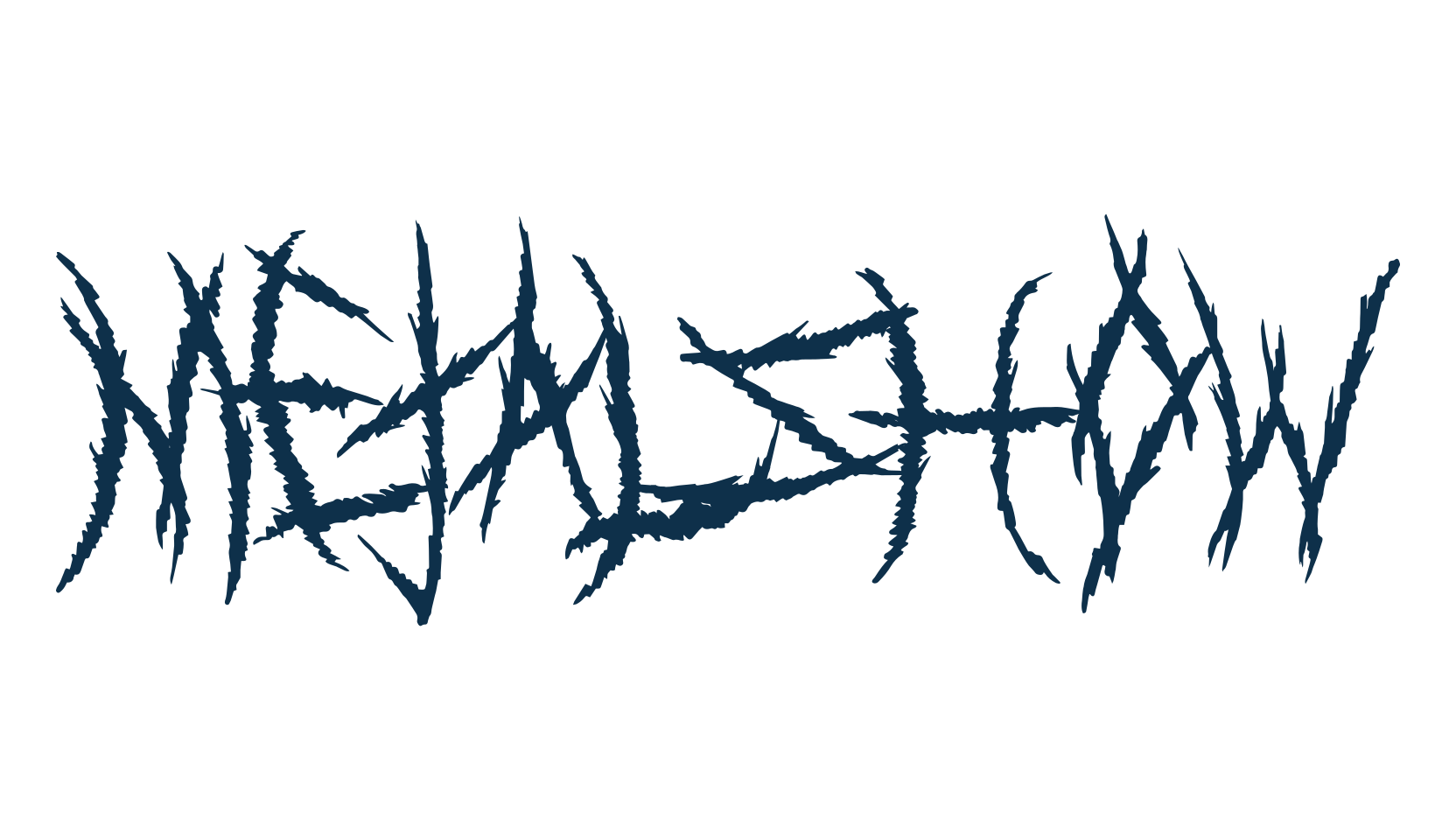 MetalShow, halloween font preview