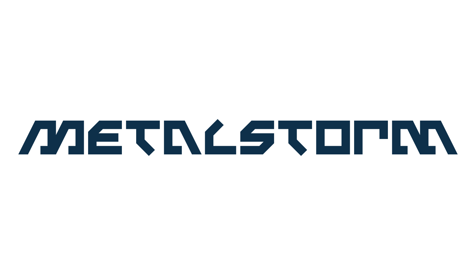 Metalstorm, sci-fi font preview